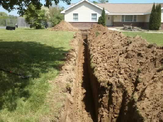 Sewer Line Trenching Services